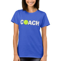 Camiseta del entrenador de tenis femenino