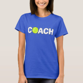 Camiseta del entrenador de tenis femenino