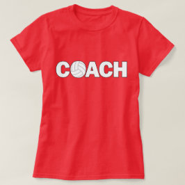 Camiseta del entrenador de voleibol femenino
