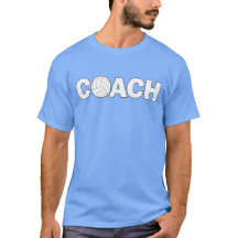 Camiseta del entrenador de voleibol masculino