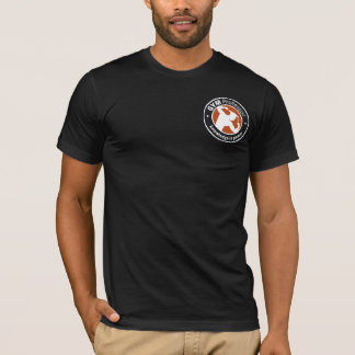 Camiseta del entrenamiento de los hombres (negro)