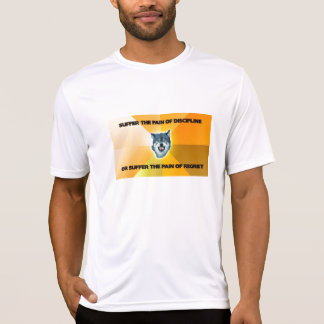 Camiseta del entrenamiento del lobo del valor
