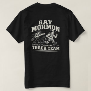 Camiseta del equipo de atletismo gay mormón