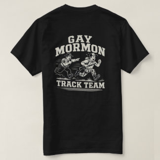 Camiseta del equipo de atletismo gay mormón