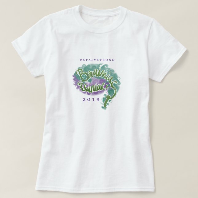 Camiseta del equipo de Brainiac Insaniac (Diseño del anverso)