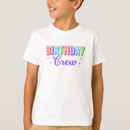 Camiseta del Equipo de Cumpleaños