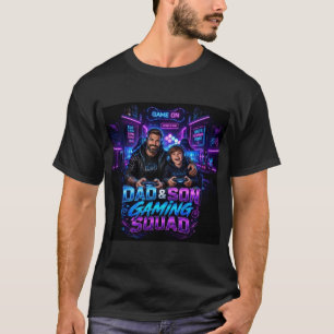 Camiseta del Equipo de Gaming de Papá e Hijo