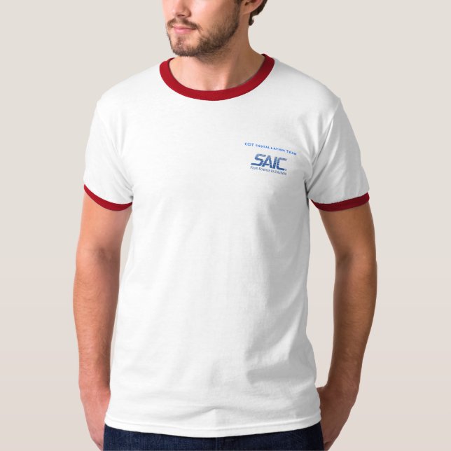 Camiseta del equipo de la instalación de SAIC CDT (Anverso)