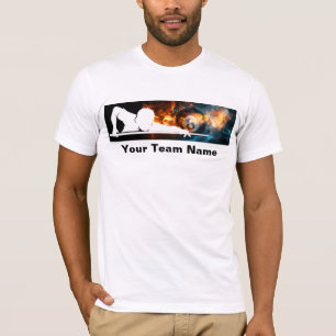 Camiseta del equipo de la liga de billar 8 Ball má