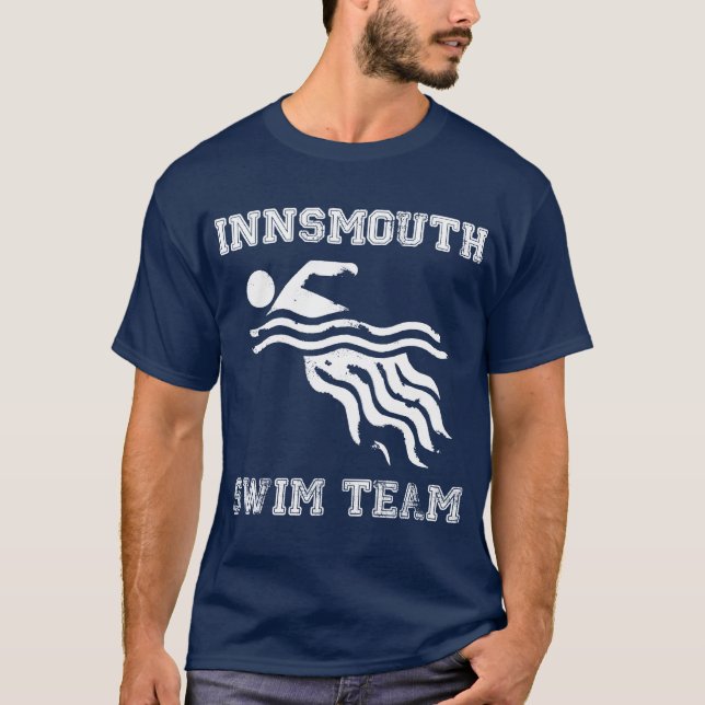 Camiseta del equipo de natación de Innsmouth - (Anverso)