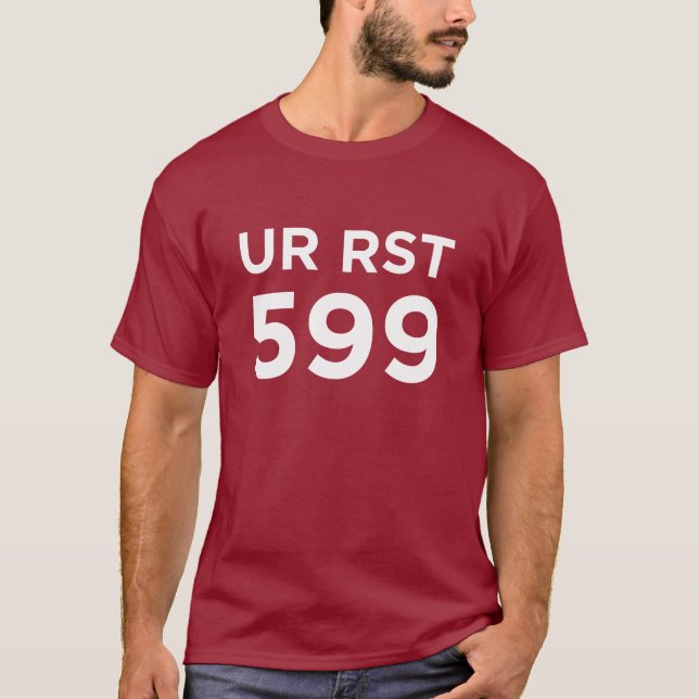 Camiseta del equipo de radio-aficionado de UR RST (Anverso)