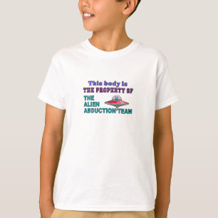 Camiseta del equipo de secuestro de Alien