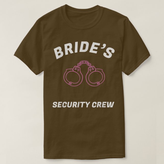 Camiseta del equipo de seguridad de Novias Funny B (Diseño del anverso)
