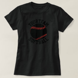 Camiseta del equipo de softball TODO Personalizado