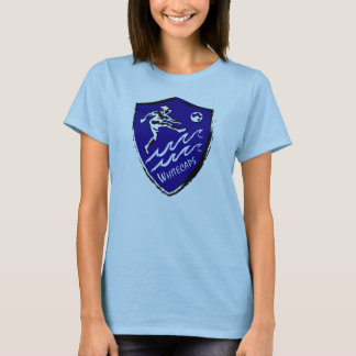 Camiseta del equipo del fútbol de las mujeres