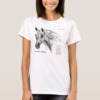 Camiseta del equipo del montar a caballo del
