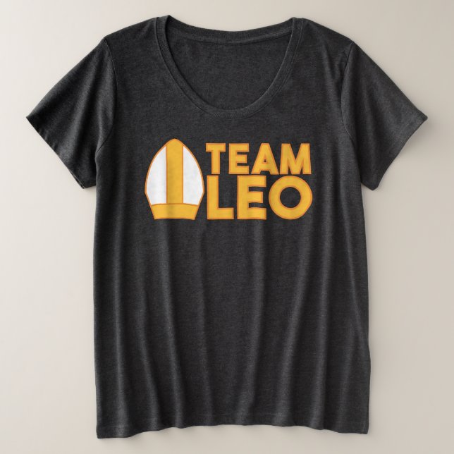 Camiseta del equipo del Papa León (Anverso del diseño)