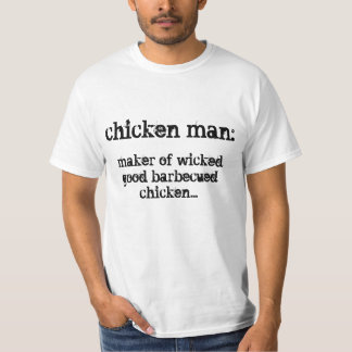 Camiseta del equipo del pollo (blanca)