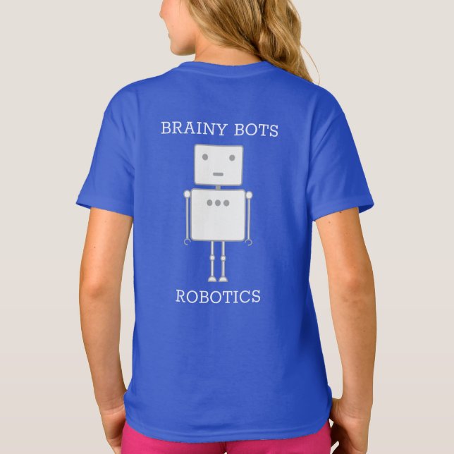 Camiseta del equipo del torneo de Robotics (Reverso)