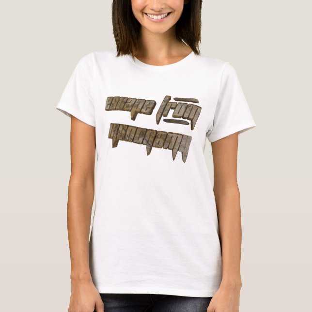 Camiseta del escape de las mujeres (Anverso)