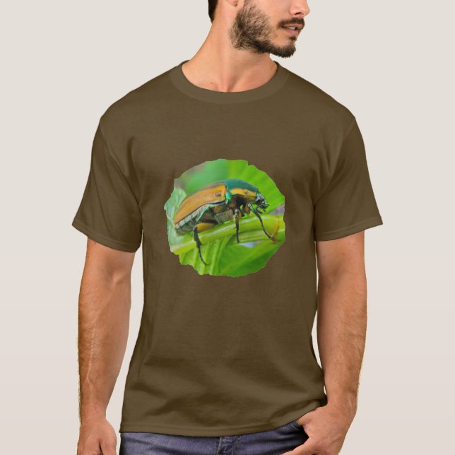 Camiseta del Escarabajo de Junio Verde (Anverso)