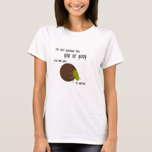Camiseta del escarabajo del estiércol de las