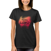 Camiseta del escritor misterioso