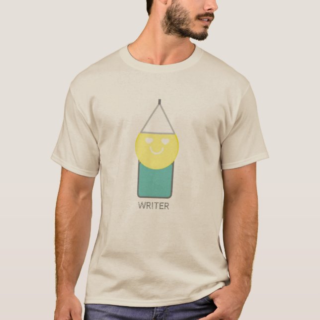 Camiseta del escritor por el poeta Adiela Akoo (Anverso)