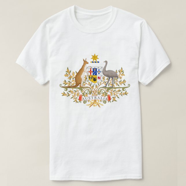 Camiseta del escudo de armas de Australia (Diseño del anverso)