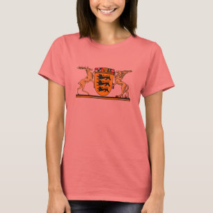 Camiseta del escudo de armas de Baden Wurttemberg