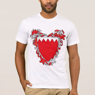 Camiseta del escudo de armas de Bahrein