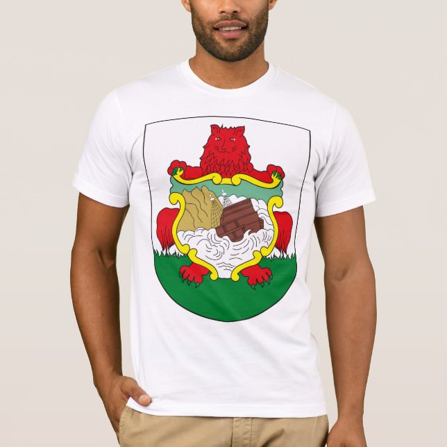 Camiseta del escudo de armas de Bermudas (Anverso)