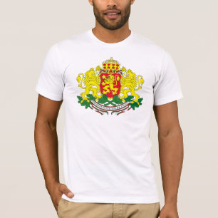 Camiseta del escudo de armas de Bulgaria
