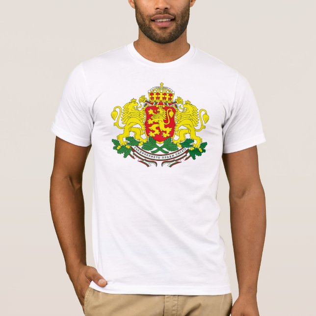 Camiseta del escudo de armas de Bulgaria (Anverso)