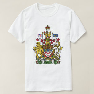 Camiseta del escudo de armas de Canadá