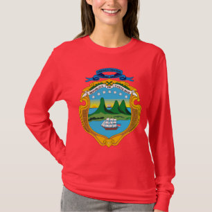 Camiseta del escudo de armas de Costa Rica