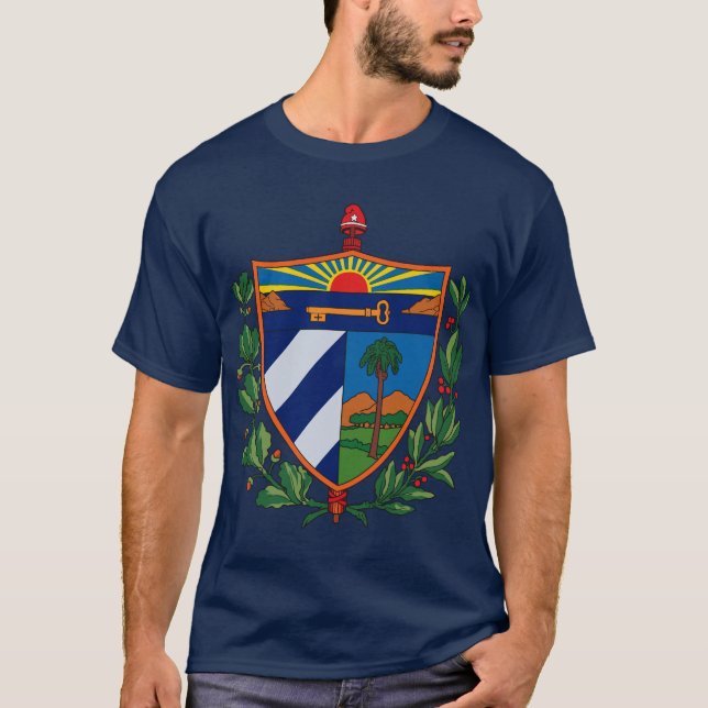 Camiseta del escudo de armas de Cuba (Anverso)