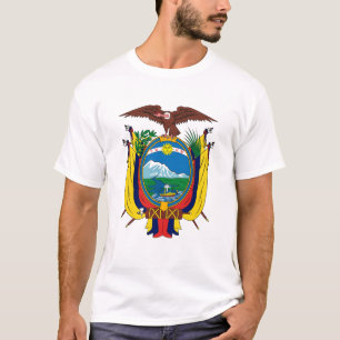 Camiseta del escudo de armas de Ecuador