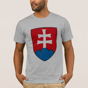 Camiseta del escudo de armas de Eslovaquia