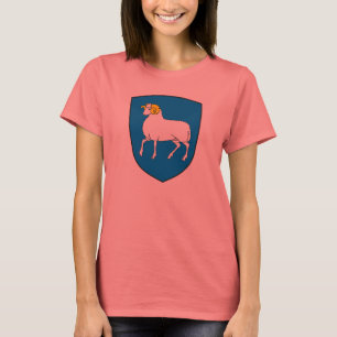 Camiseta del escudo de armas de Faroe Island