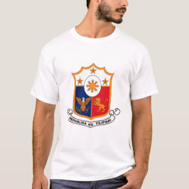 Camiseta del escudo de armas de Filipinas