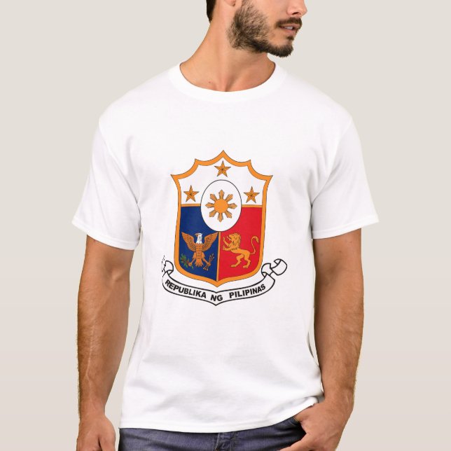 Camiseta del escudo de armas de Filipinas (Anverso)