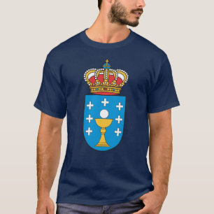 Camiseta del escudo de armas de Galicia