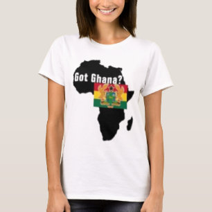 Camiseta del escudo de armas de Ghana y etc