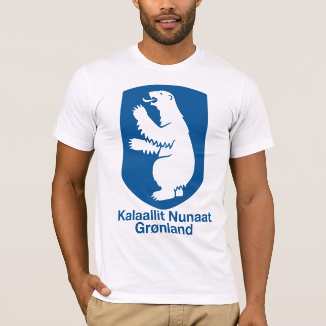 Camiseta del escudo de armas de Groenlandia (Anverso)