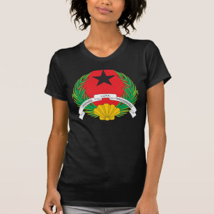 Camiseta del escudo de armas de Guinea-Bissau