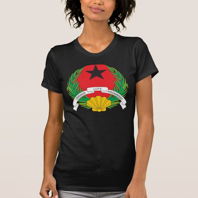 Camiseta del escudo de armas de Guinea-Bissau (Anverso)
