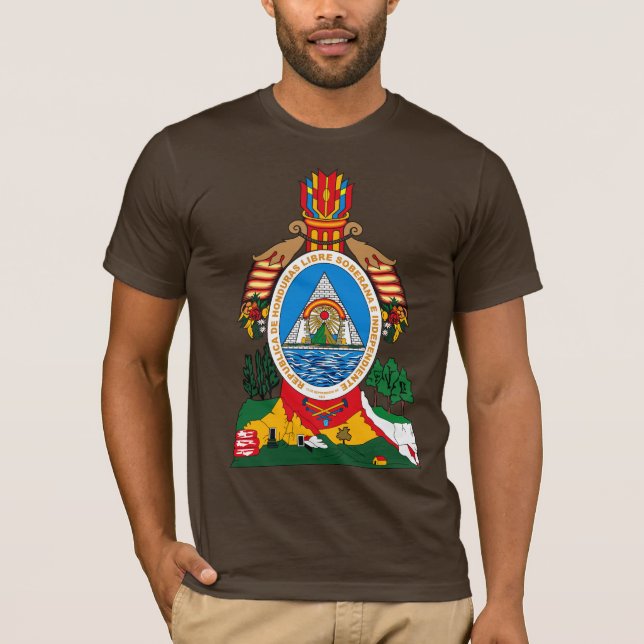 Camiseta del escudo de armas de Honduras (Anverso)