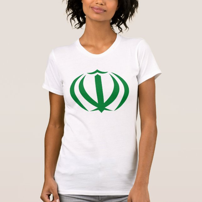 Camiseta del escudo de armas de Irán (Anverso)