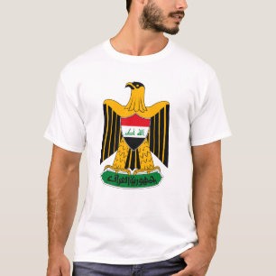 Camiseta del escudo de armas de Iraq